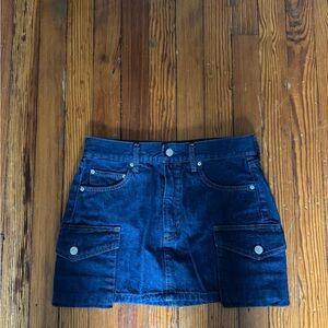 Denim Mini Skirt